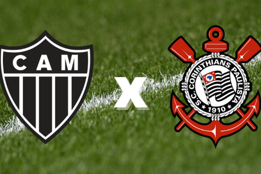 Confronto logos do Atlético-MG x Corinthians 